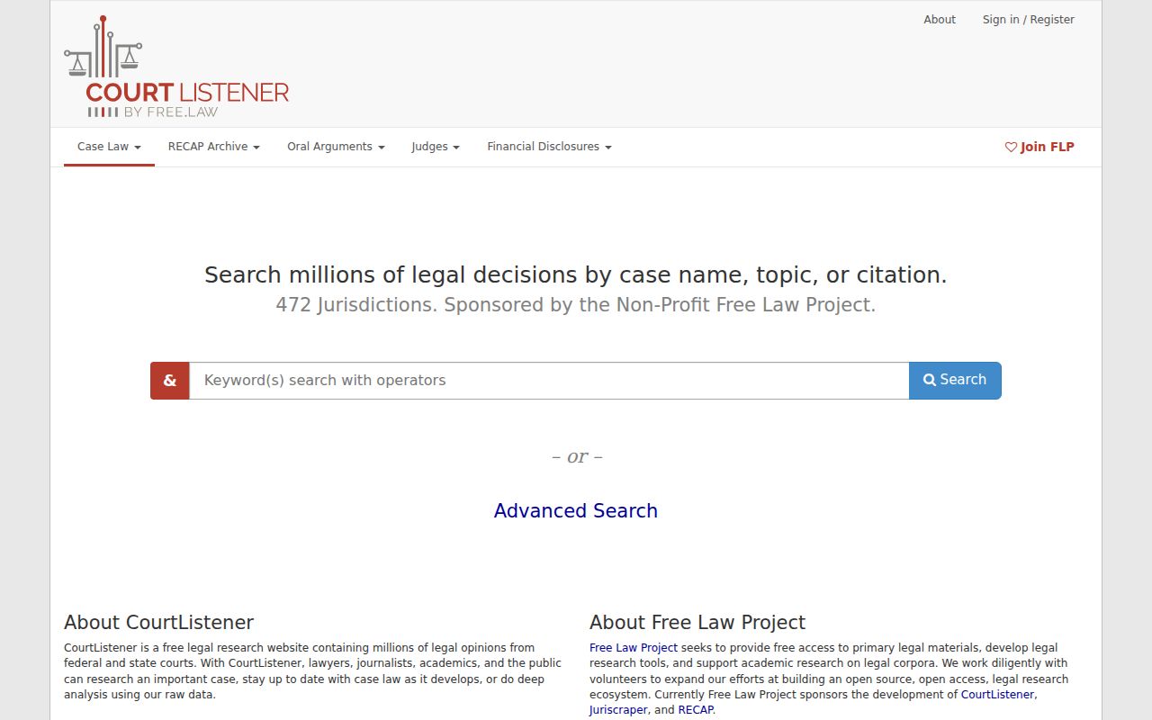 Wayne County case search CourtListener federal docket alternative
