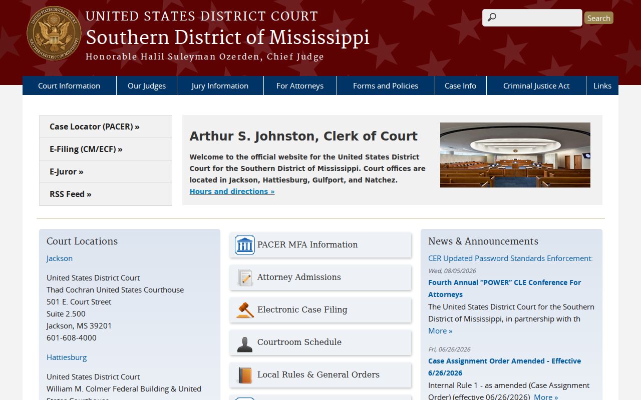 Wayne County court case records Southern District federal records path