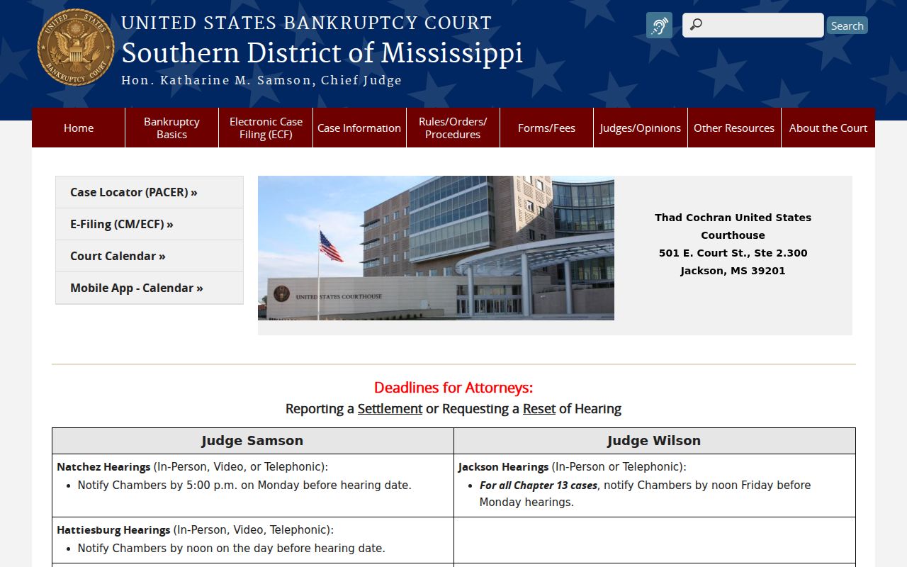 Wayne County court case records federal bankruptcy court access path