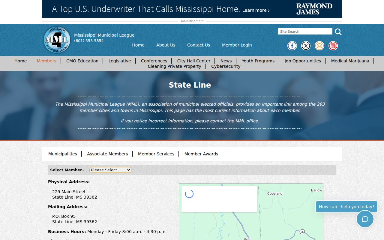 State Line court records and Town Hall contact information